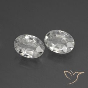 Shop natural 2.42ct ホワイト ジルコン gems, 楕円形, from カンボジア at GemSelect. In stock, global shipping!