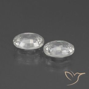 Shop natural 2.42ct ホワイト ジルコン gems, 楕円形, from カンボジア at GemSelect. In stock, global shipping!