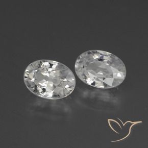 Shop natural 2.56ct ホワイト ジルコン gems, 楕円形, from カンボジア at GemSelect. In stock, global shipping!