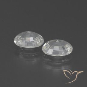 Shop natural 2.56ct ホワイト ジルコン gems, 楕円形, from カンボジア at GemSelect. In stock, global shipping!