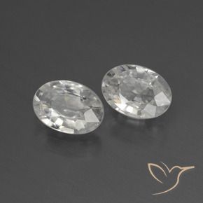 Shop natural 2.29ct ホワイト ジルコン gems, 楕円形, from カンボジア at GemSelect. In stock, global shipping!