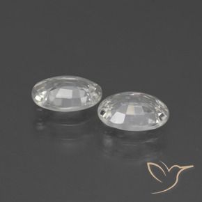Shop natural 2.29ct ホワイト ジルコン gems, 楕円形, from カンボジア at GemSelect. In stock, global shipping!