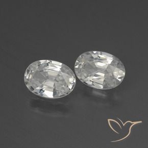 Shop natural 2.30ct ホワイト ジルコン gems, 楕円形, from カンボジア at GemSelect. In stock, global shipping!