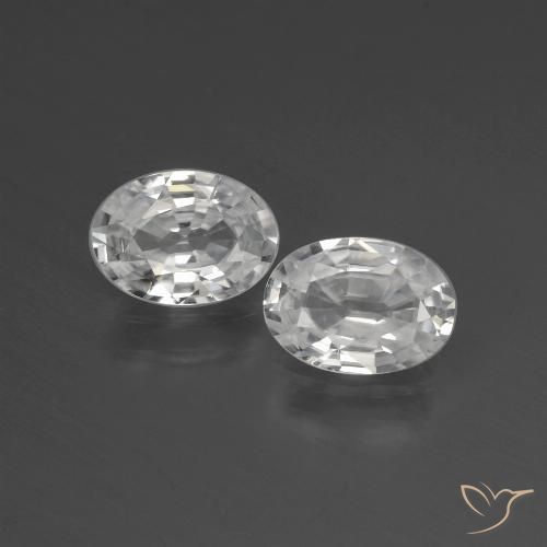 Shop natural 2.16ct ホワイト ジルコン gems, 楕円形, from カンボジア at GemSelect. In stock, global shipping!