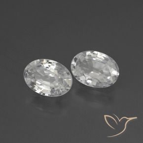 Shop natural 2.16ct ホワイト ジルコン gems, 楕円形, from カンボジア at GemSelect. In stock, global shipping!