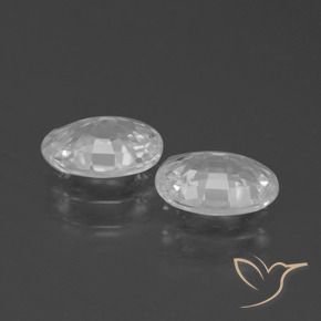 Shop natural 2.27ct ウォームホワイト ジルコン gems, 楕円形, from カンボジア at GemSelect. In stock, global shipping!