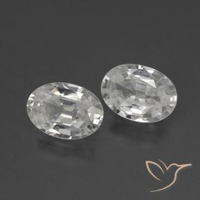 Shop natural 2.29ct ホワイト ジルコン gems, 楕円形, from カンボジア at GemSelect. In stock, global shipping!