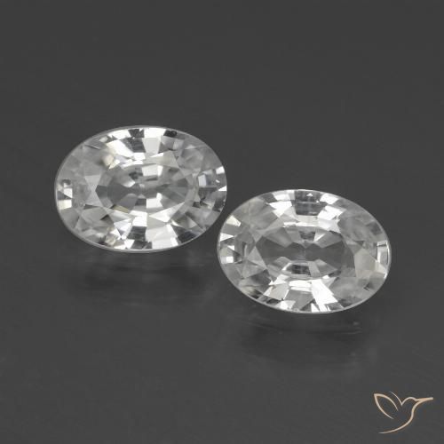 Shop natural 2.19ct ウォームホワイト ジルコン gems, 楕円形, from カンボジア at GemSelect. In stock, global shipping!