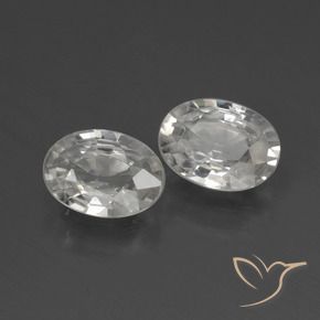 Shop natural 2.11ct ウォームホワイト ジルコン gems, 楕円形, from カンボジア at GemSelect. In stock, global shipping!