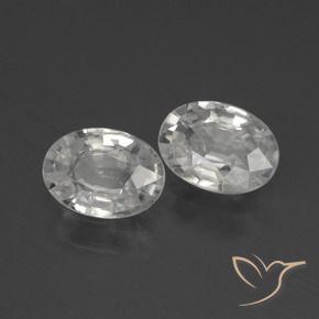 Shop natural 2.39ct ホワイト ジルコン gems, 楕円形, from カンボジア at GemSelect. In stock, global shipping!