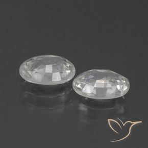 Shop natural 2.39ct ホワイト ジルコン gems, 楕円形, from カンボジア at GemSelect. In stock, global shipping!