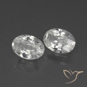 Shop natural 2.24ct ホワイト ジルコン gems, 楕円形, from カンボジア at GemSelect. In stock, global shipping!
