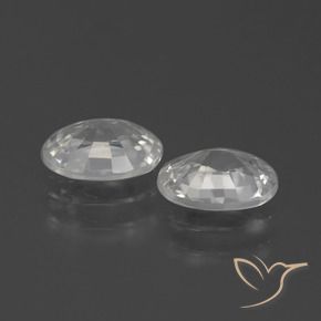 Shop natural 2.24ct ホワイト ジルコン gems, 楕円形, from カンボジア at GemSelect. In stock, global shipping!