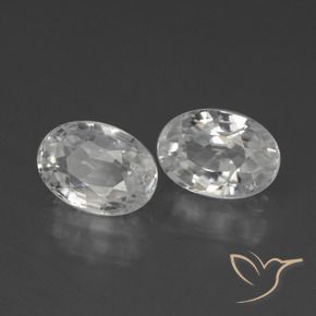Shop natural 2.86ct ホワイト ジルコン gems, 楕円形, from カンボジア at GemSelect. In stock, global shipping!