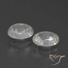 Shop natural 2.86ct ホワイト ジルコン gems, 楕円形, from カンボジア at GemSelect. In stock, global shipping!