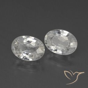 Shop natural 2.38ct ホワイト ジルコン gems, 楕円形, from カンボジア at GemSelect. In stock, global shipping!