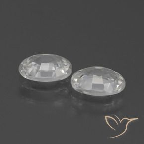 Shop natural 2.38ct ホワイト ジルコン gems, 楕円形, from カンボジア at GemSelect. In stock, global shipping!