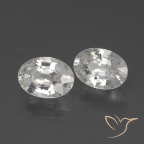 Shop natural 2.32ct ホワイト ジルコン gems, 楕円形, from カンボジア at GemSelect. In stock, global shipping!