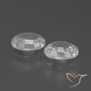 Shop natural 2.48ct ホワイト ジルコン gems, 楕円形, from カンボジア at GemSelect. In stock, global shipping!