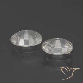 Shop natural 2.27ct ホワイト ジルコン gems, 楕円形, from カンボジア at GemSelect. In stock, global shipping!