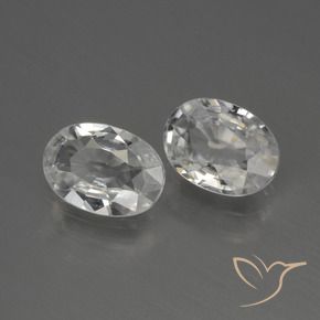 Shop natural 2.13ct ホワイト ジルコン gems, 楕円形, from カンボジア at GemSelect. In stock, global shipping!