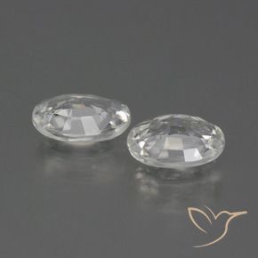 Shop natural 2.13ct ホワイト ジルコン gems, 楕円形, from カンボジア at GemSelect. In stock, global shipping!