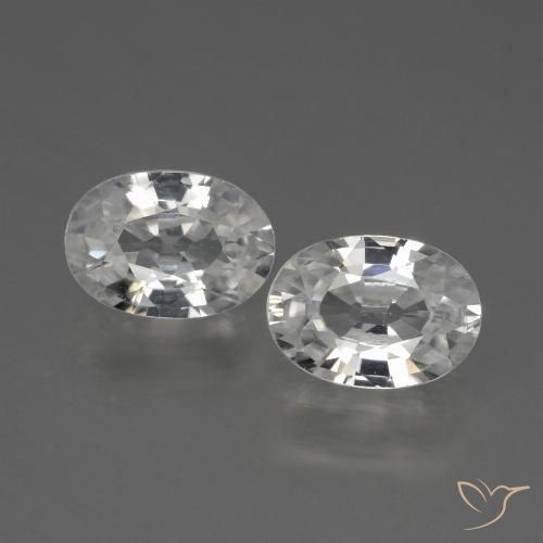 Shop natural 2.37ct ホワイト ジルコン gems, 楕円形, from カンボジア at GemSelect. In stock, global shipping!