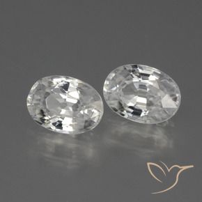 Shop natural 2.63ct ホワイト ジルコン gems, 楕円形, from カンボジア at GemSelect. In stock, global shipping!