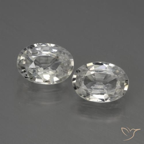 Shop natural 2.36ct ホワイト ジルコン gems, 楕円形, from カンボジア at GemSelect. In stock, global shipping!