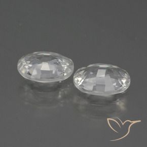 Shop natural 2.29ct ホワイト ジルコン gems, 楕円形, from カンボジア at GemSelect. In stock, global shipping!