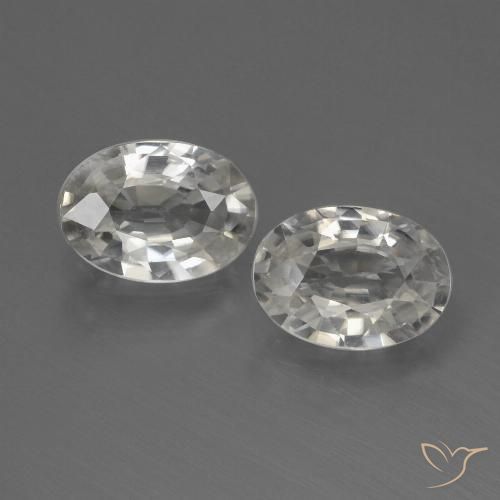 Shop natural 2.28ct ウォームホワイト ジルコン gems, 楕円形, from カンボジア at GemSelect. In stock, global shipping!