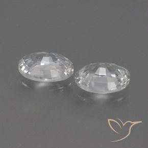 Shop natural 2.26ct ホワイト ジルコン gems, 楕円形, from カンボジア at GemSelect. In stock, global shipping!