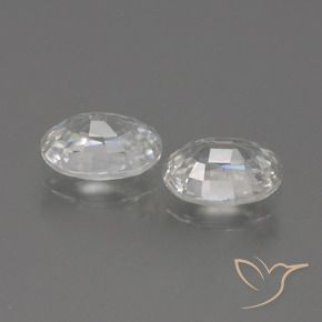 Shop natural 2.42ct ホワイト ジルコン gems, 楕円形, from カンボジア at GemSelect. In stock, global shipping!