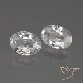 Shop natural 2.33ct ホワイト ジルコン gems, 楕円形, from カンボジア at GemSelect. In stock, global shipping!