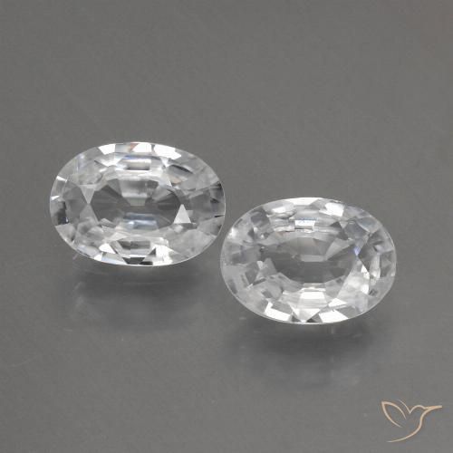Shop natural 1.93ct ホワイト ジルコン gems, 楕円形, from カンボジア at GemSelect. In stock, global shipping!