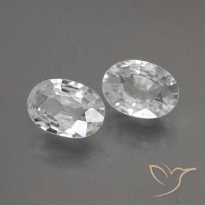 Shop natural 1.93ct ホワイト ジルコン gems, 楕円形, from カンボジア at GemSelect. In stock, global shipping!