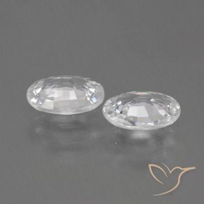 Shop natural 1.93ct ホワイト ジルコン gems, 楕円形, from カンボジア at GemSelect. In stock, global shipping!