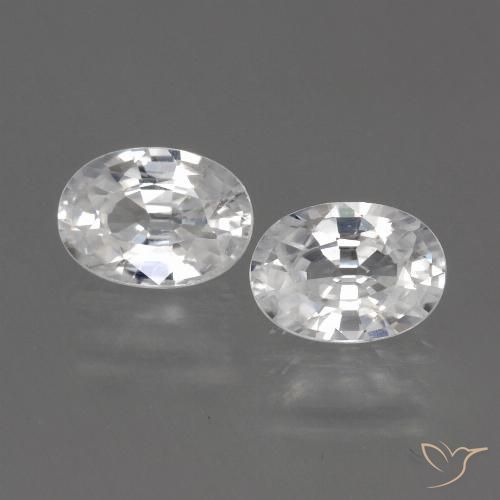 Shop natural 2.56ct ホワイト ジルコン gems, 楕円形, from カンボジア at GemSelect. In stock, global shipping!