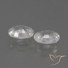 Shop natural 2.24ct ホワイト ジルコン gems, 楕円形, from カンボジア at GemSelect. In stock, global shipping!