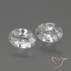 Shop natural 2.17ct ホワイト ジルコン gems, 楕円形, from カンボジア at GemSelect. In stock, global shipping!