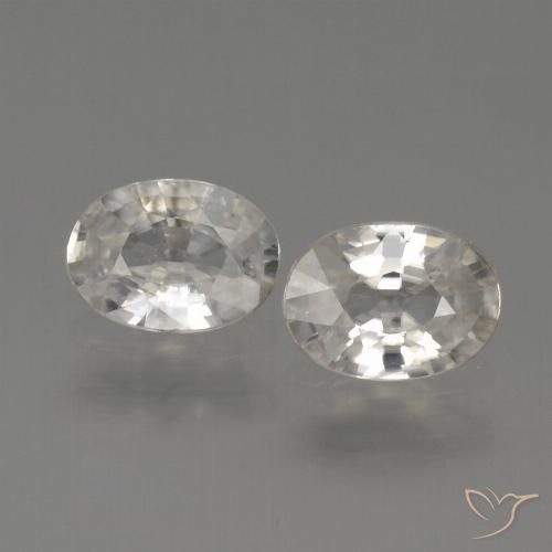Shop natural 2.27ct ウォームホワイト ジルコン gems, 楕円形, from カンボジア at GemSelect. In stock, global shipping!