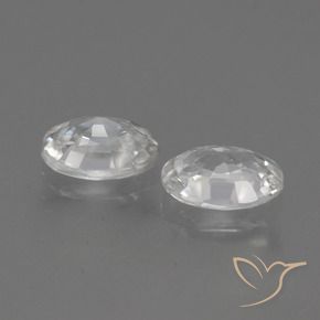 Shop natural 2.23ct ホワイト ジルコン gems, 楕円形, from カンボジア at GemSelect. In stock, global shipping!