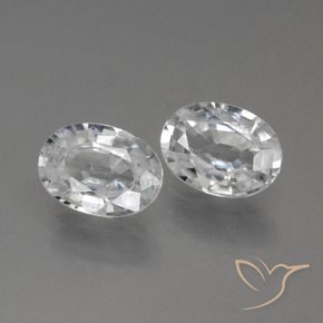 Shop natural 2.37ct ホワイト ジルコン gems, 楕円形, from カンボジア at GemSelect. In stock, global shipping!