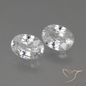 Shop natural 2.27ct ホワイト ジルコン gems, 楕円形, from カンボジア at GemSelect. In stock, global shipping!