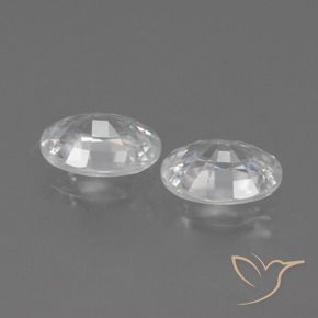 Shop natural 2.27ct ホワイト ジルコン gems, 楕円形, from カンボジア at GemSelect. In stock, global shipping!