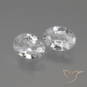Shop natural 2.16ct ホワイト ジルコン gems, 楕円形, from カンボジア at GemSelect. In stock, global shipping!
