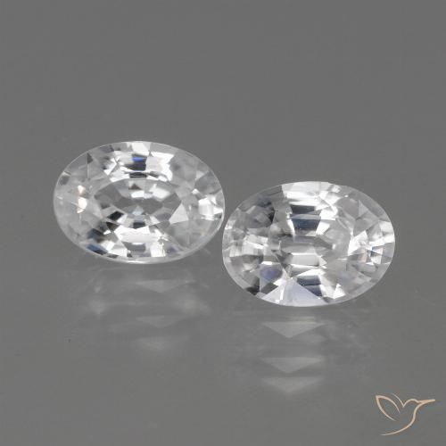Shop natural 2.35ct ホワイト ジルコン gems, 楕円形, from カンボジア at GemSelect. In stock, global shipping!