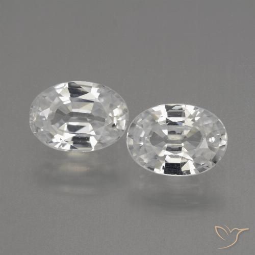 Shop natural 2.44ct ホワイト ジルコン gems, 楕円形, from カンボジア at GemSelect. In stock, global shipping!
