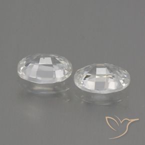 Shop natural 2.44ct ホワイト ジルコン gems, 楕円形, from カンボジア at GemSelect. In stock, global shipping!