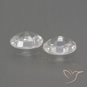 Shop natural 2.48ct ホワイト ジルコン gems, 楕円形, from カンボジア at GemSelect. In stock, global shipping!